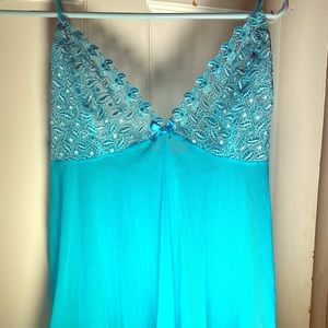Blue lace Cami top